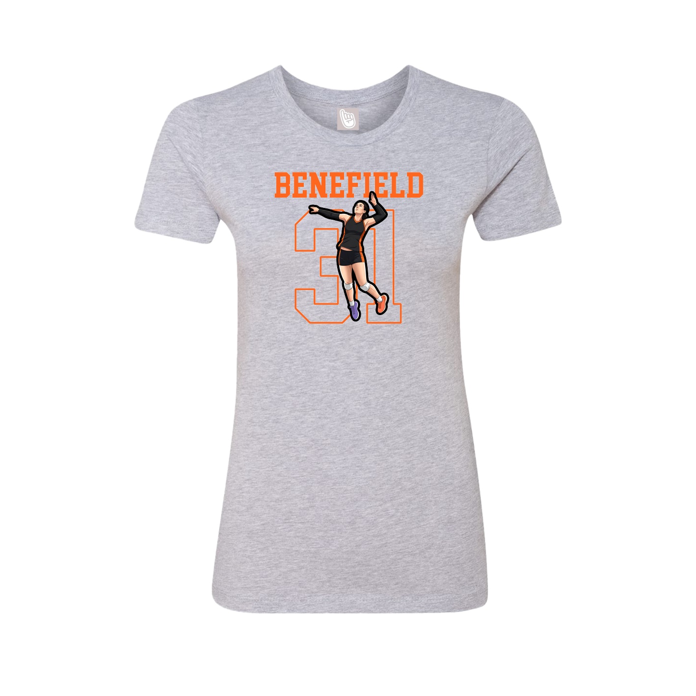 Fitted Women's Tee — Shirsey in Grey