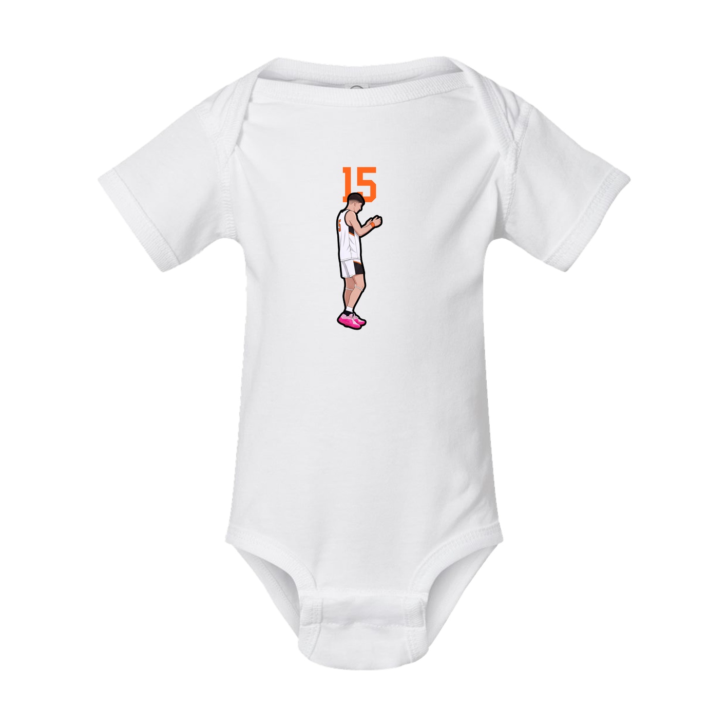 Baby Onesie — Number Top in White
