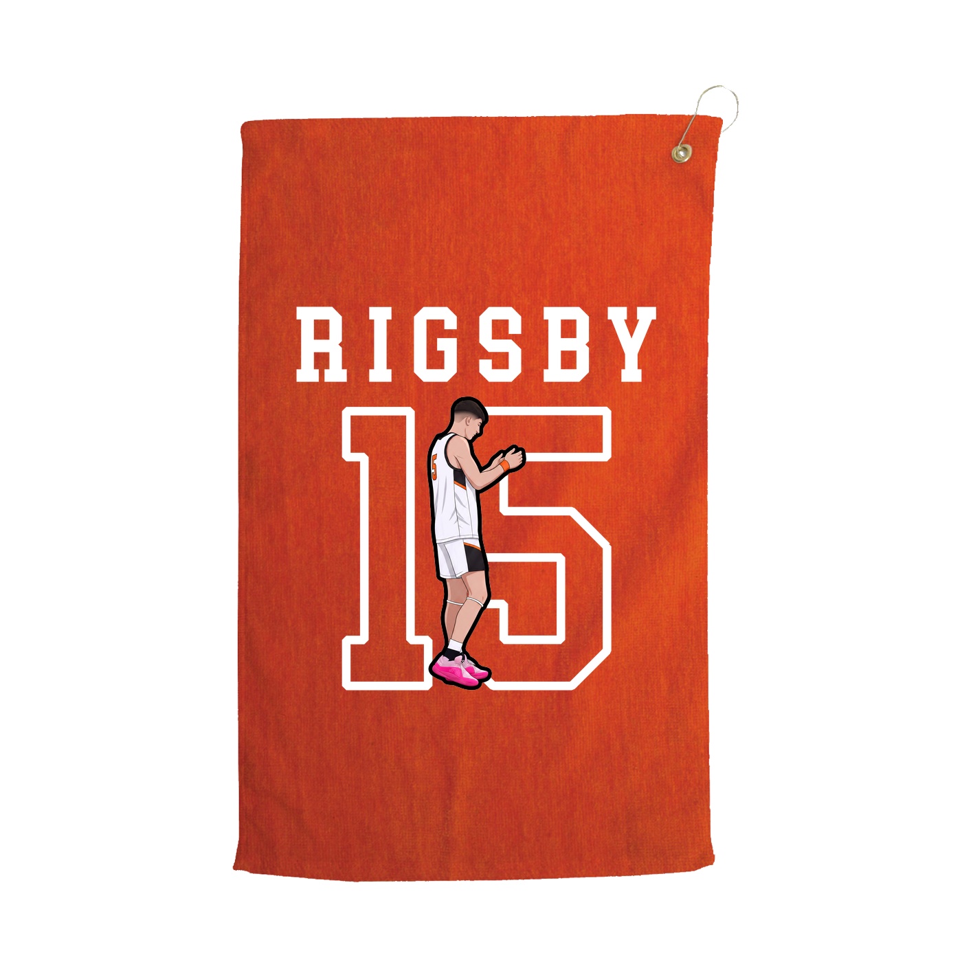 Golf Towel — Shirsey in Orange