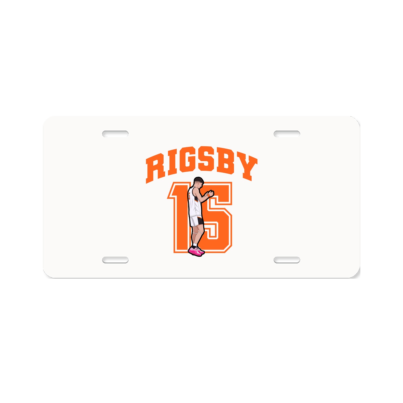 License Plate — Number in Classic