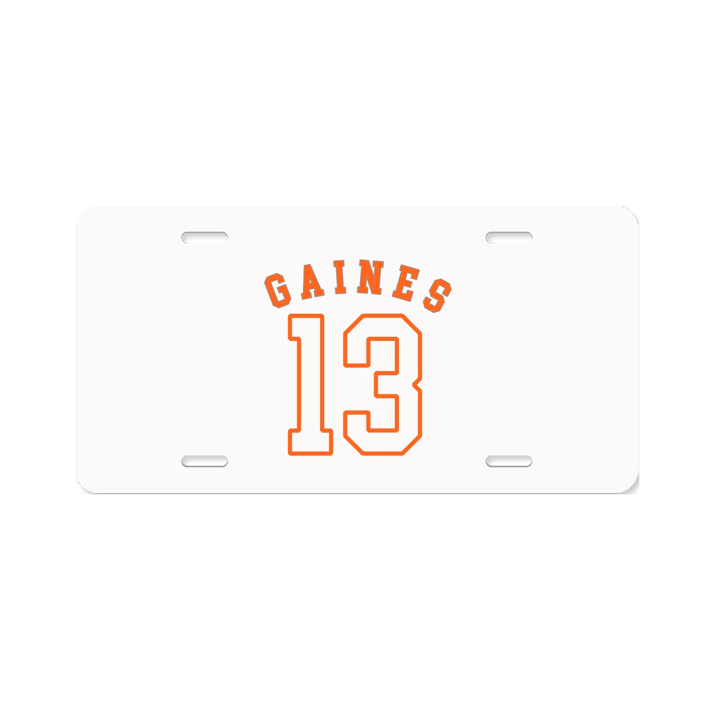 License Plate — Shirsey Arch in Classic