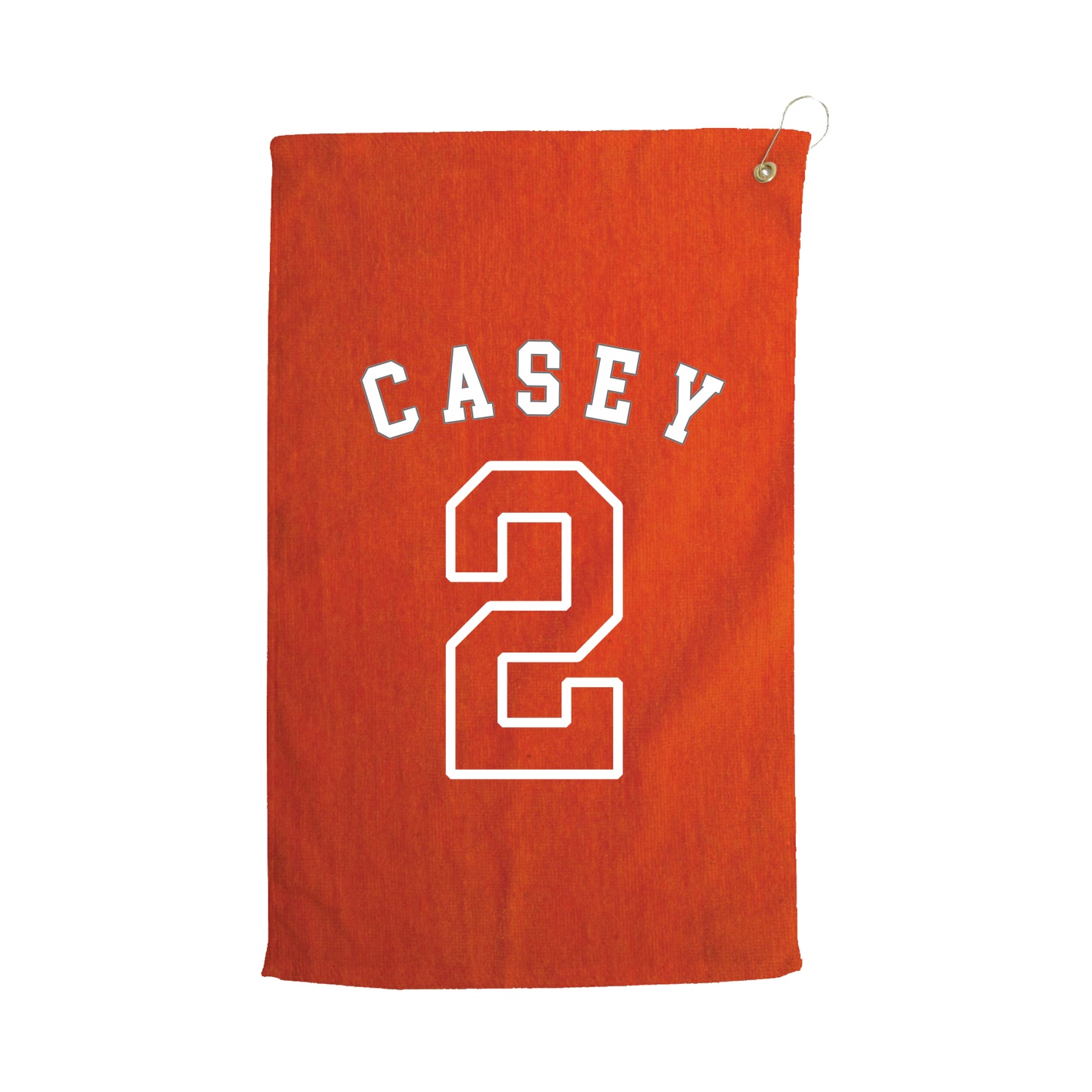 Golf Towel — Shirsey Arch in Orange