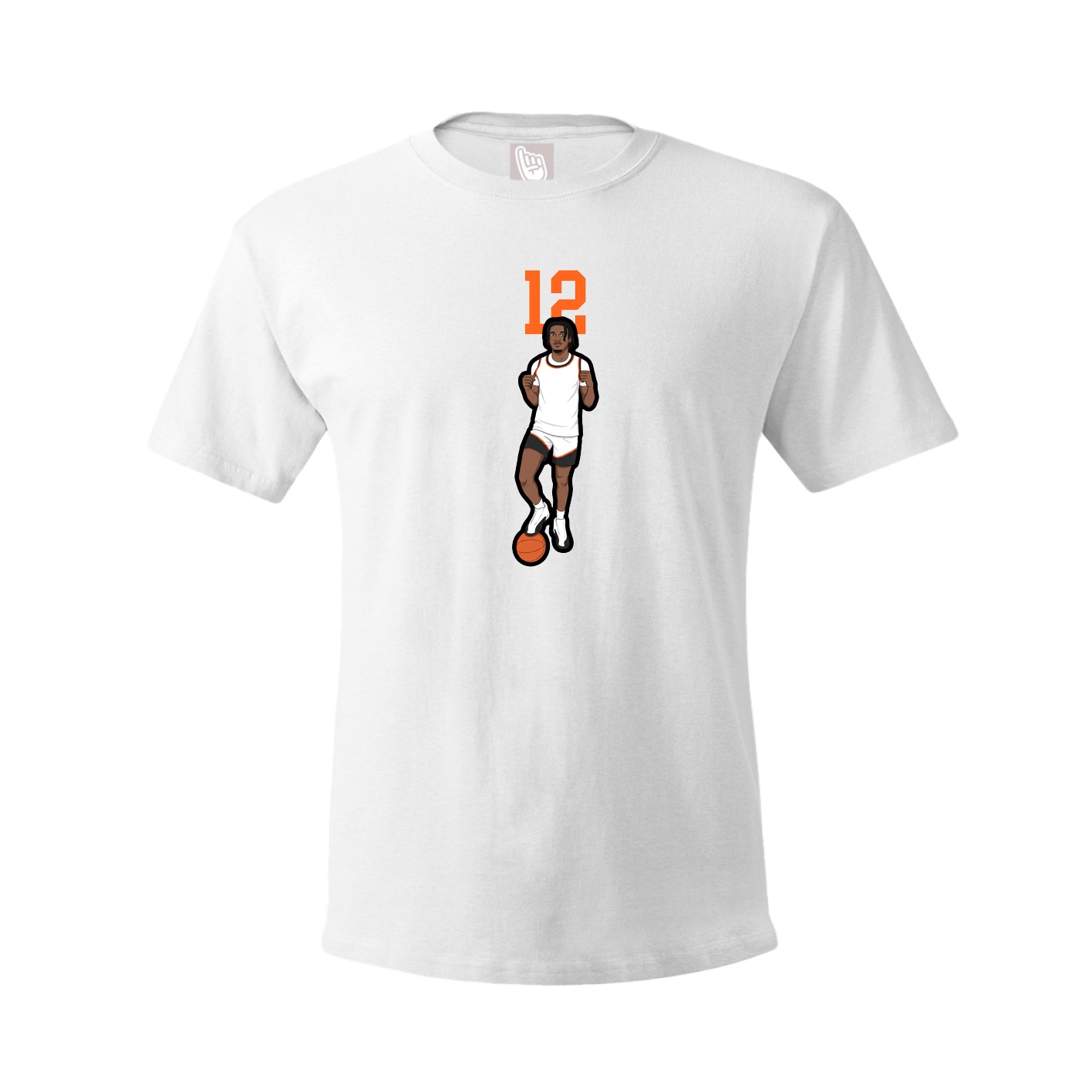 Tee — Number Top in White