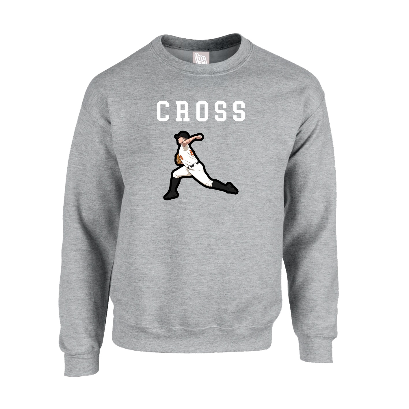 Fleece Crew — Shirsey in Grey