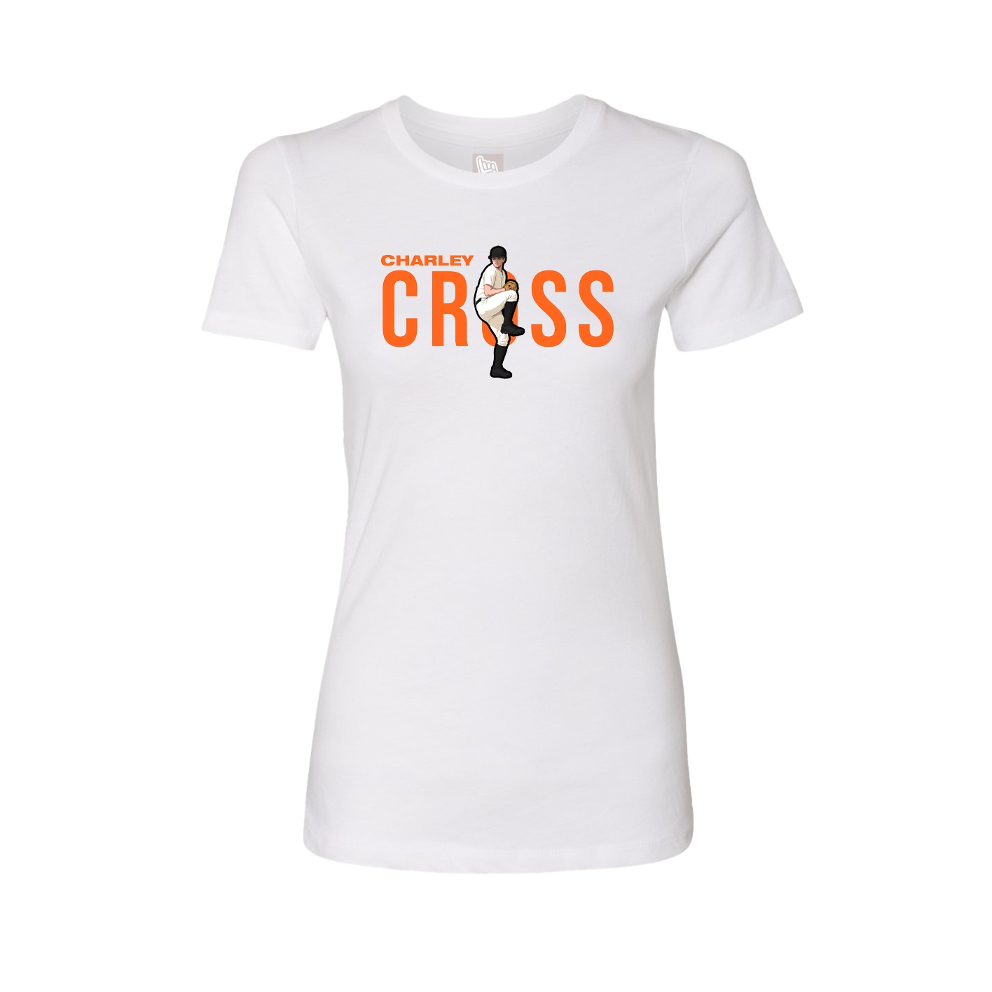 Womens Tee — Player Name in White