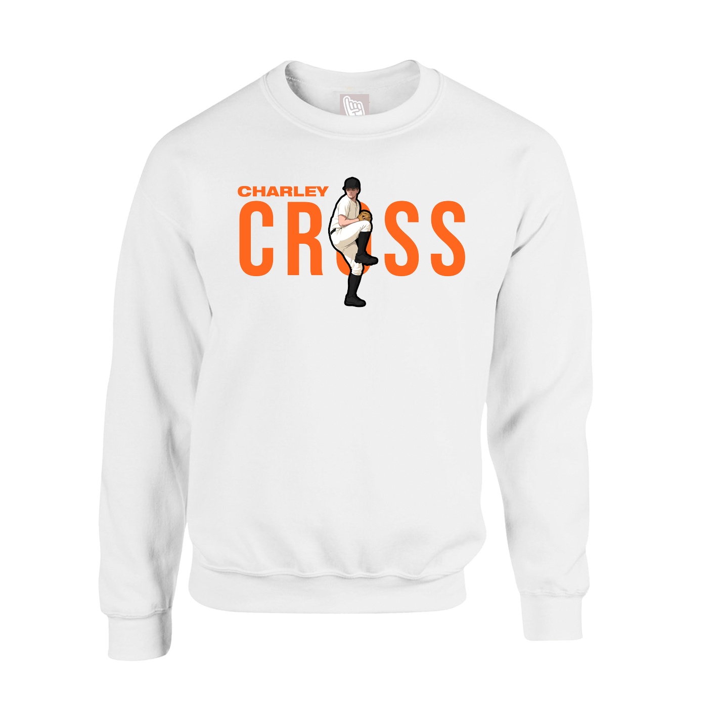 Fleece Crew — Player Name in White
