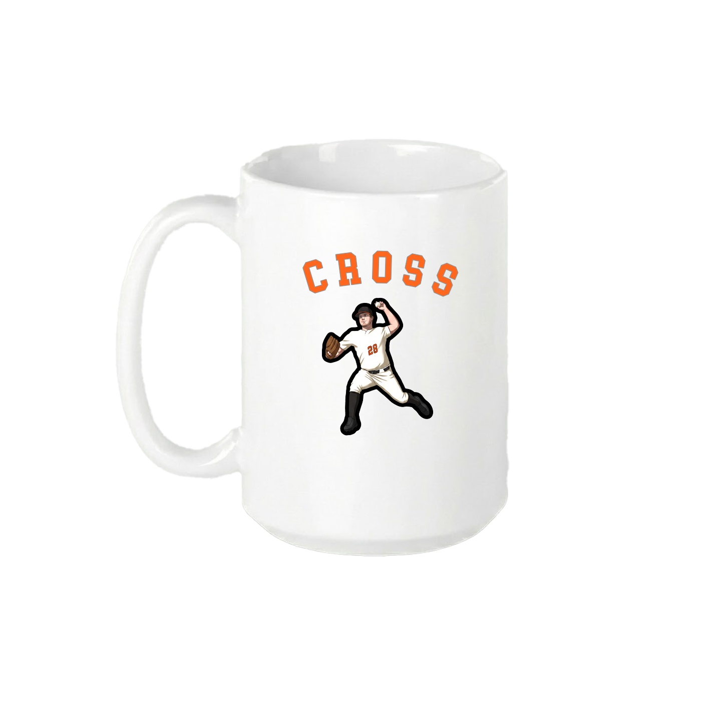 15oz Coffee Mug — Shirsey Arch in White