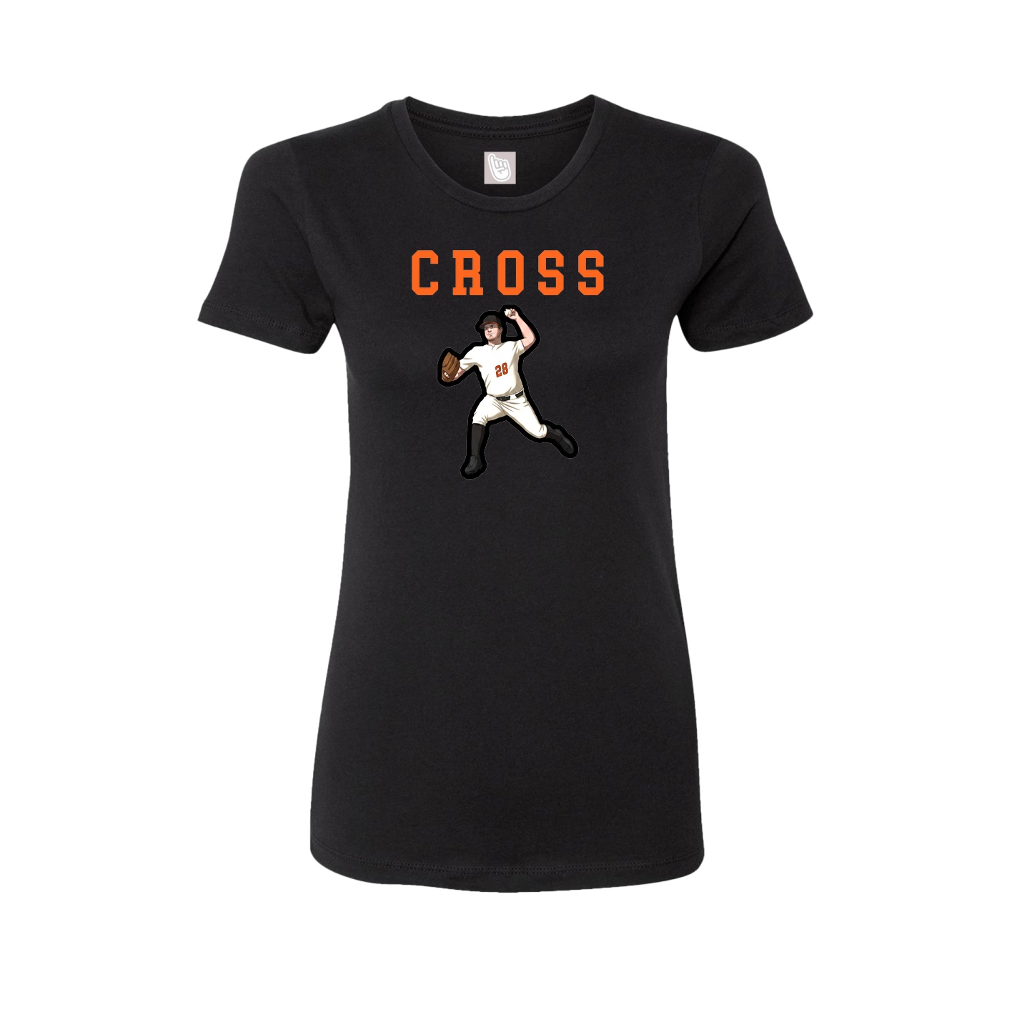 Fitted Women's Tee — Shirsey in Black