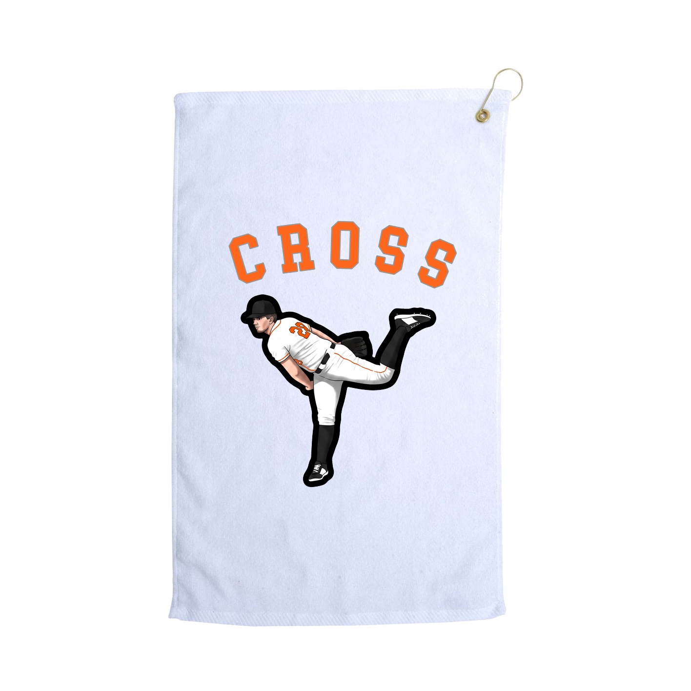 Golf Towel — Shirsey Arch in White
