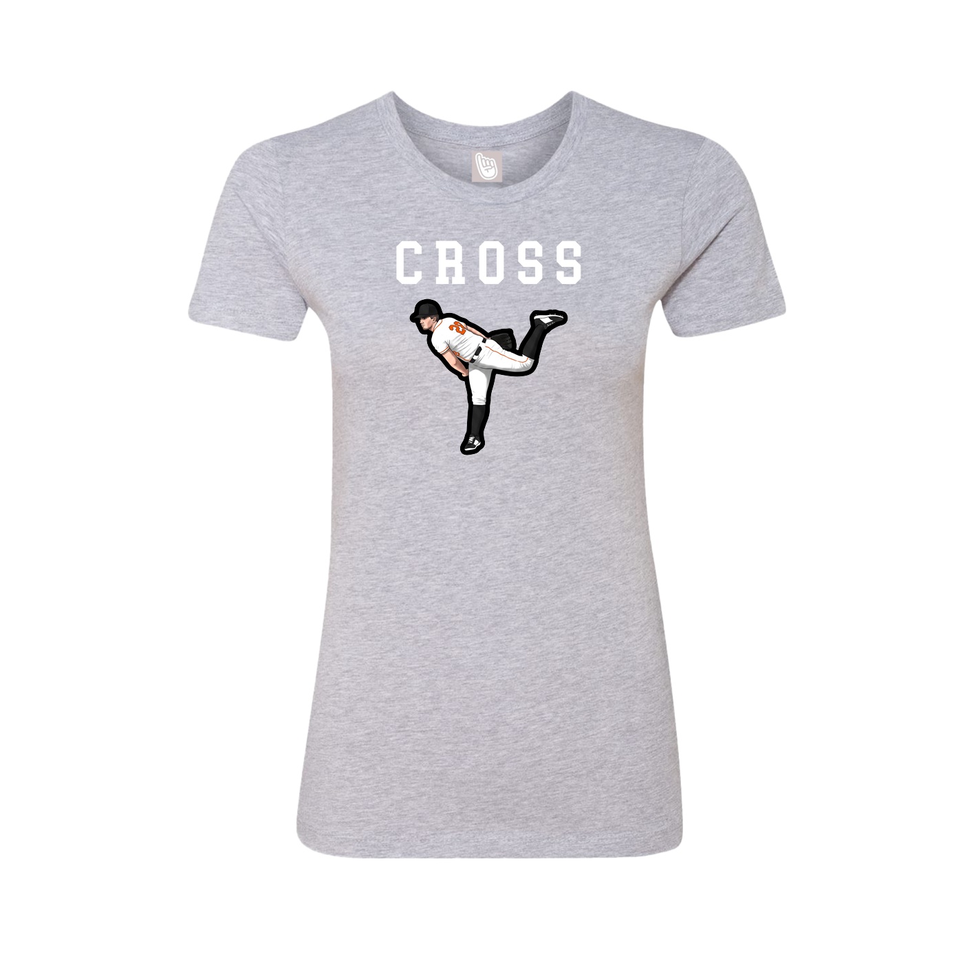 Fitted Women's Tee — Shirsey in Grey