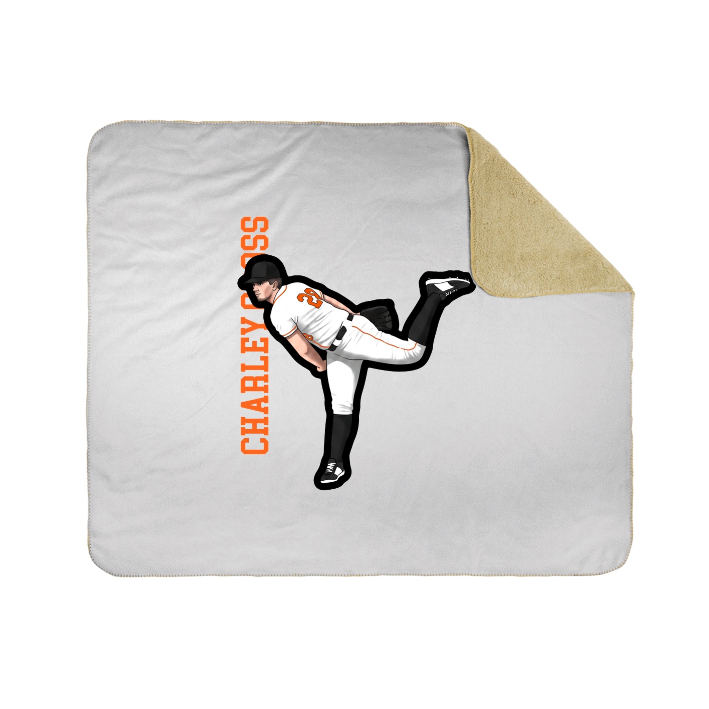 50x60 Sherpa Lined Throw Blanket
