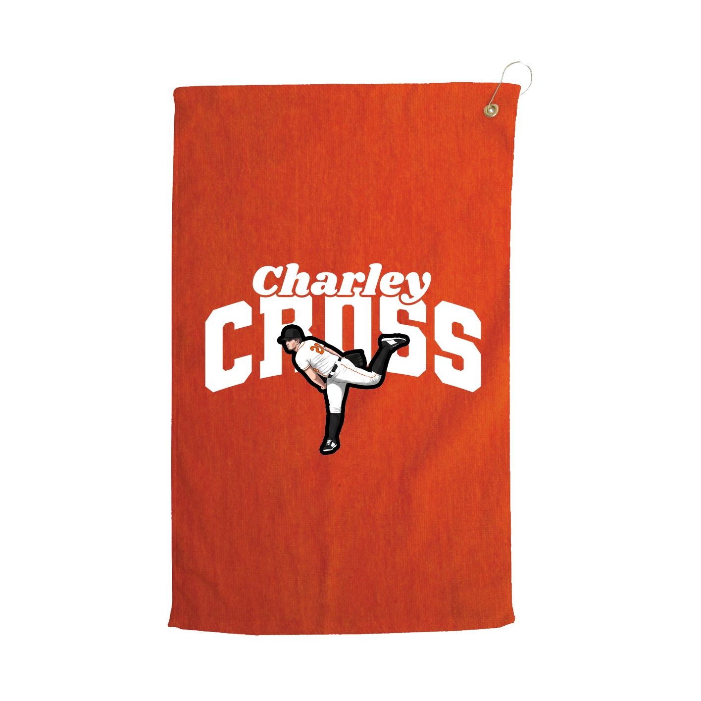 Golf Towel — Signature Arch in Orange