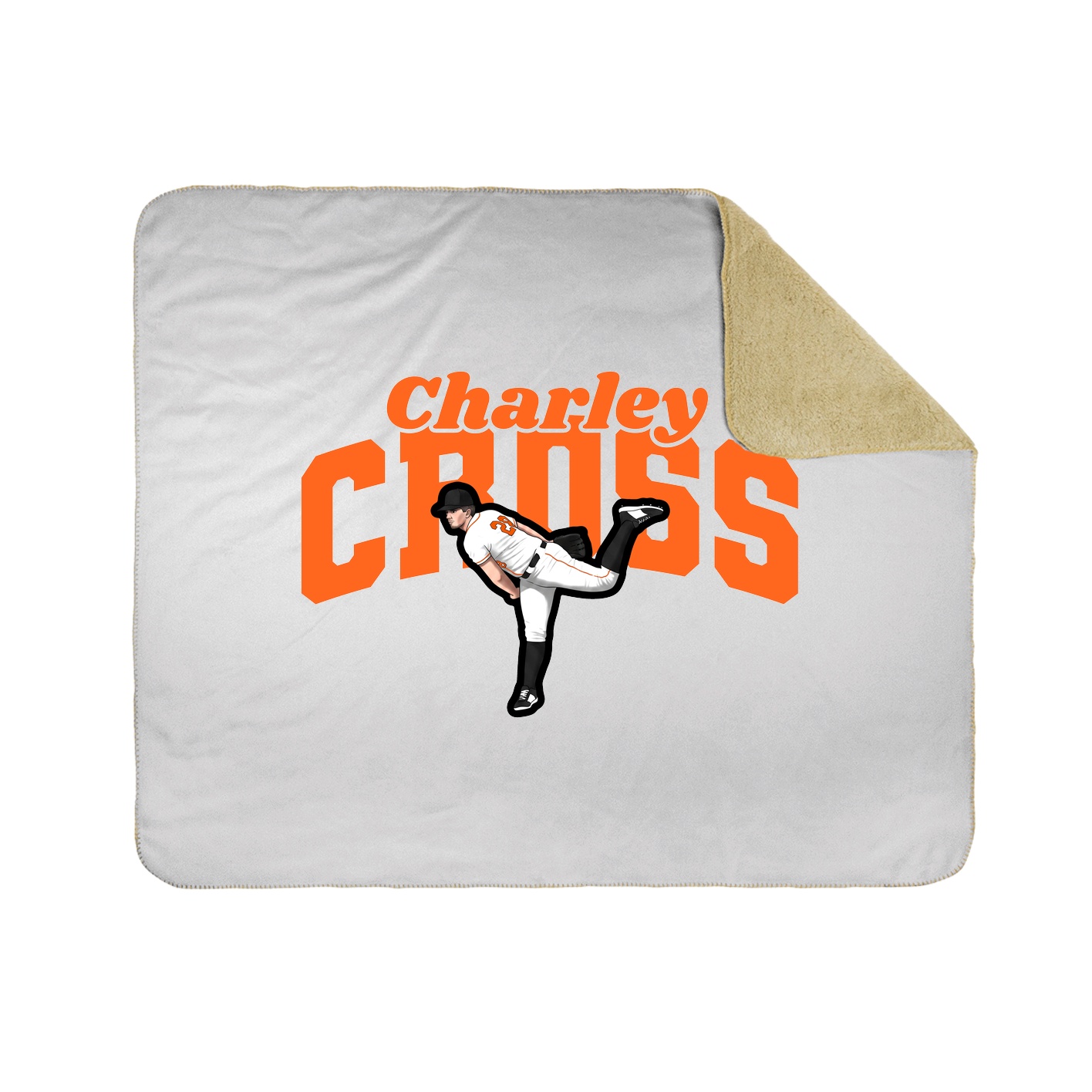 Throw Blanket — Signature Arch in White
