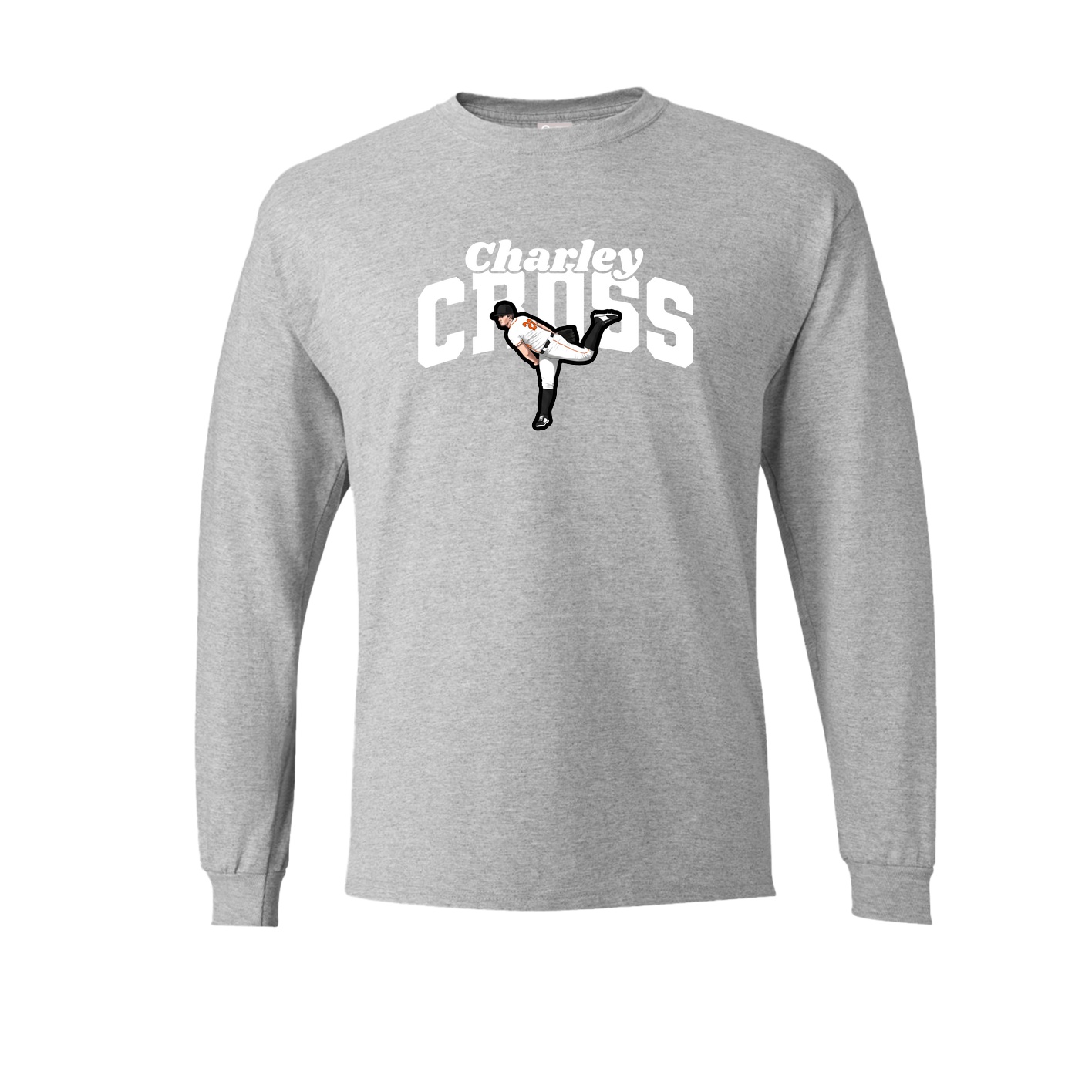 Long Sleeve Tee — Signature Arch in Grey