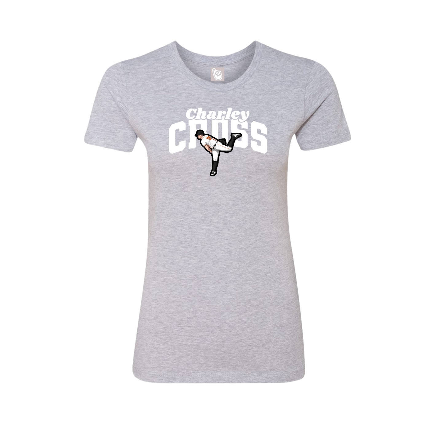 Womens Tee — Signature Arch in Grey