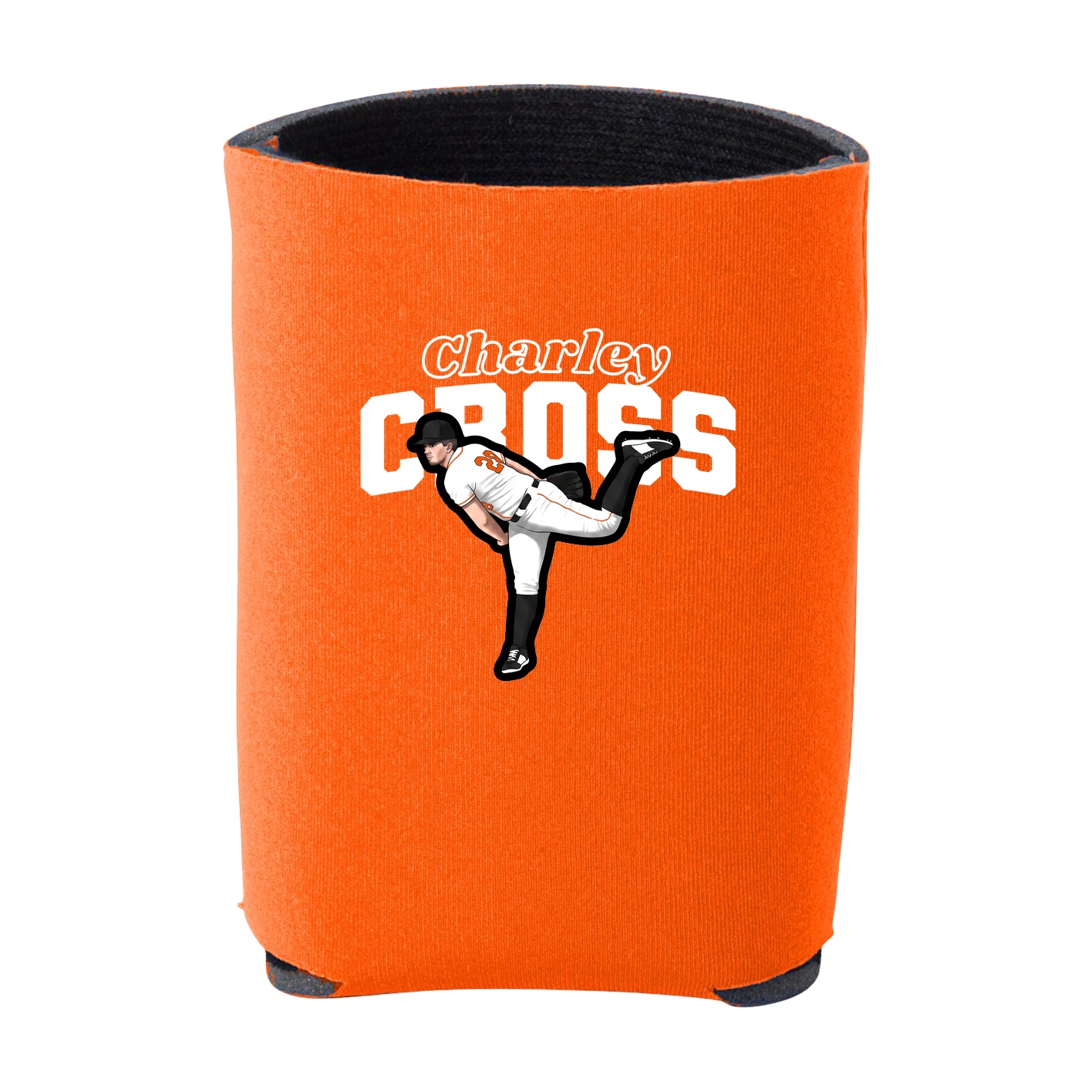 Can Holder — Name Arch in Orange