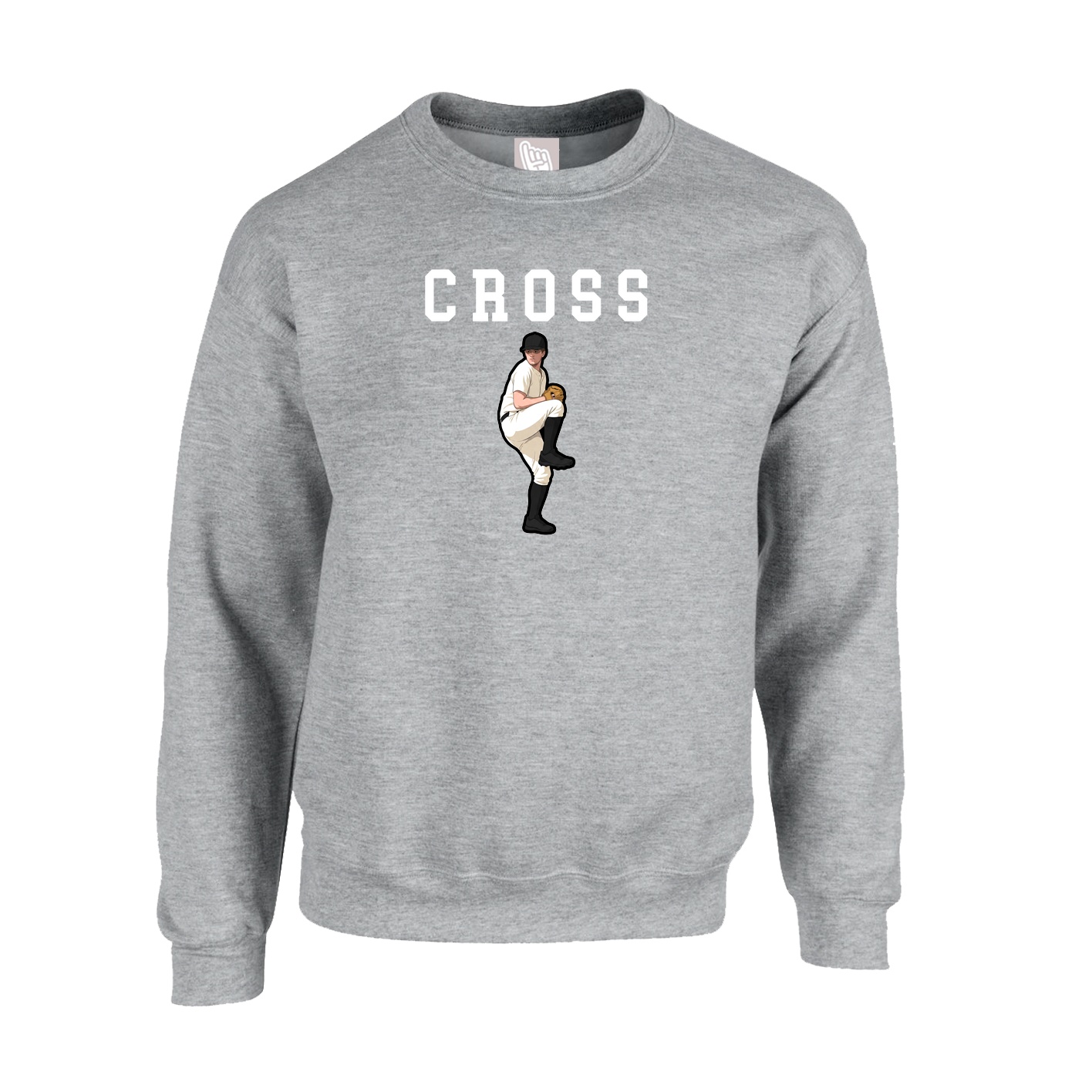 Fleece Crew — Shirsey in Grey