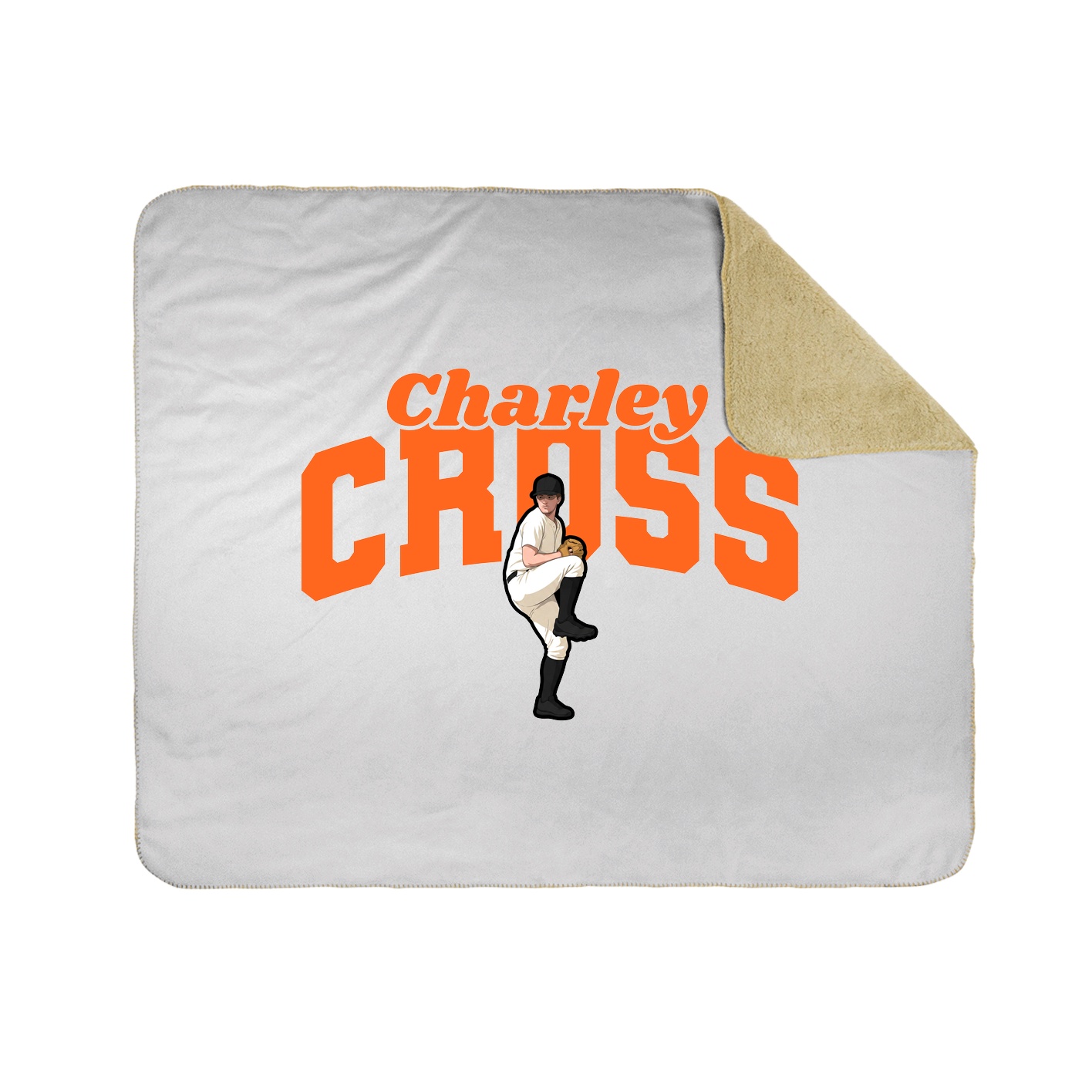 Throw Blanket — Signature Arch in White