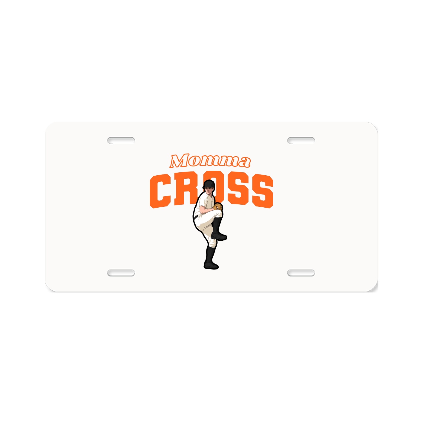 License Plate — Mothers Day Block in Classic