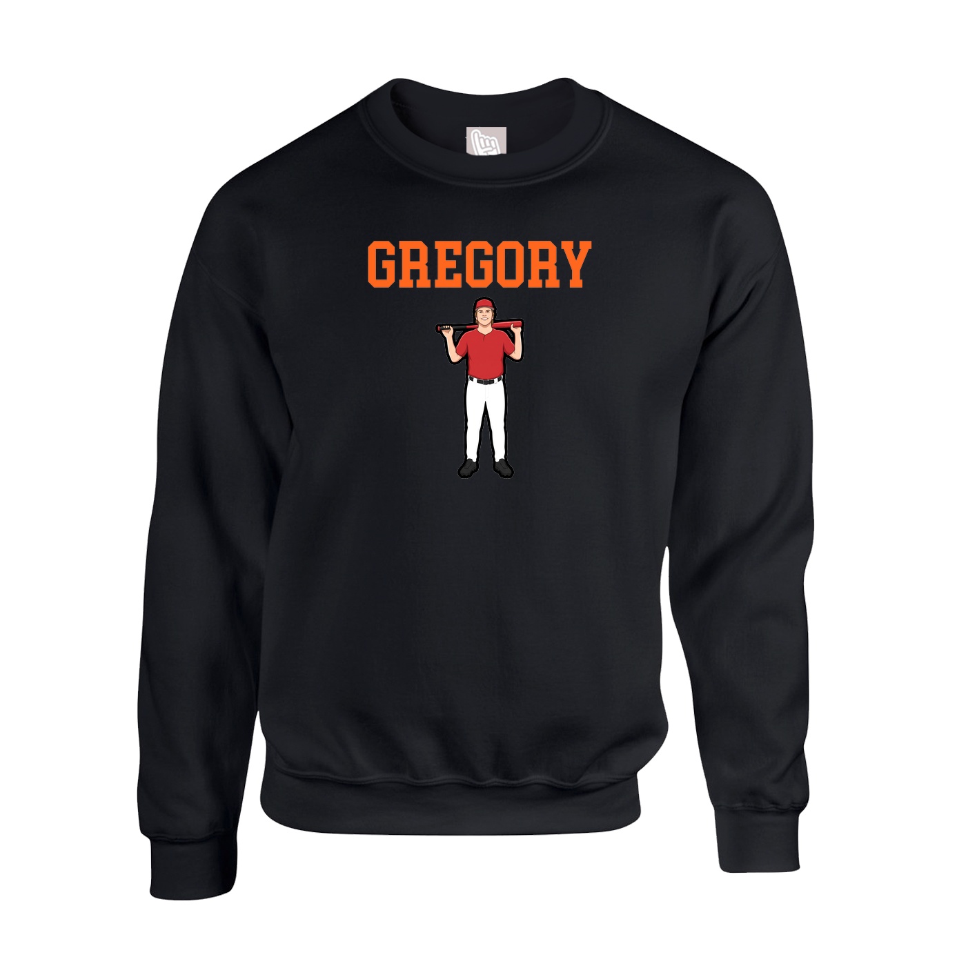 Fleece Crew — Shirsey in Black