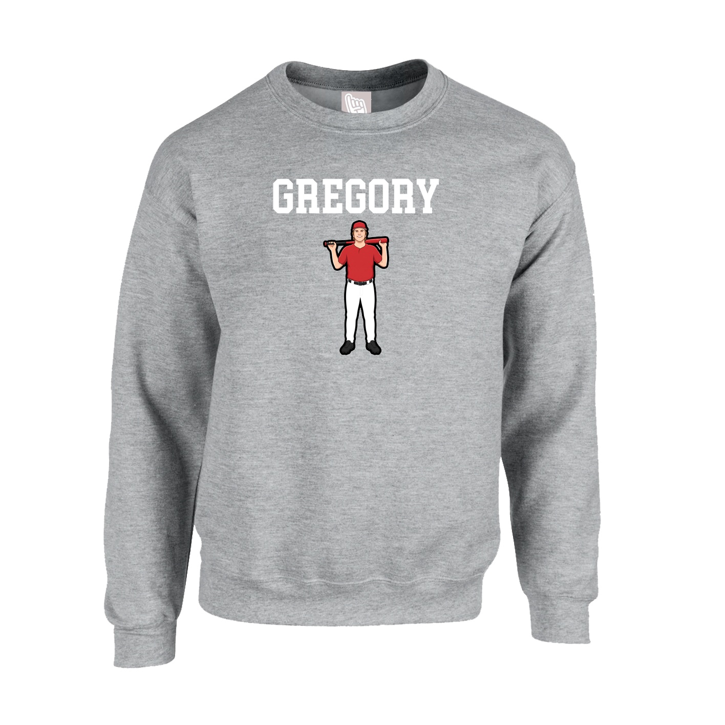 Fleece Crew — Shirsey in Grey