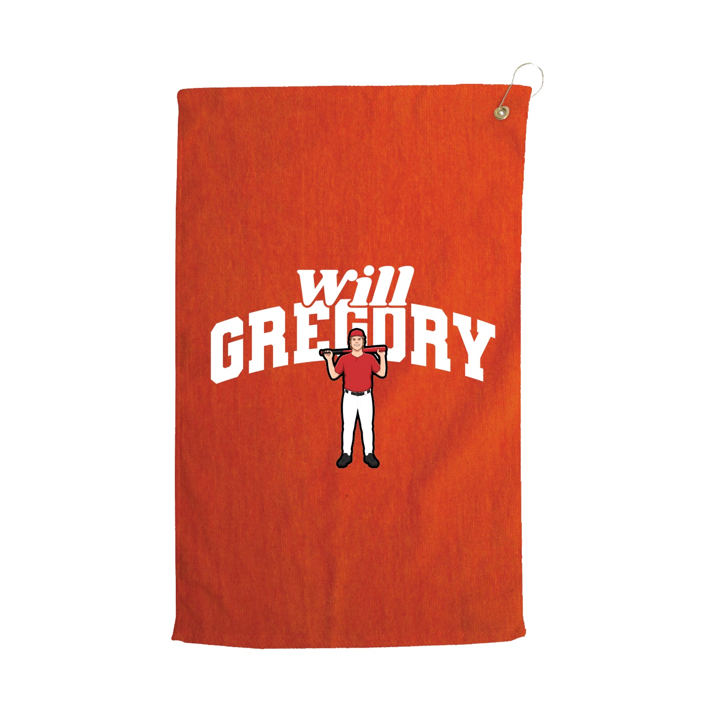 Golf Towel — Signature Arch in Orange