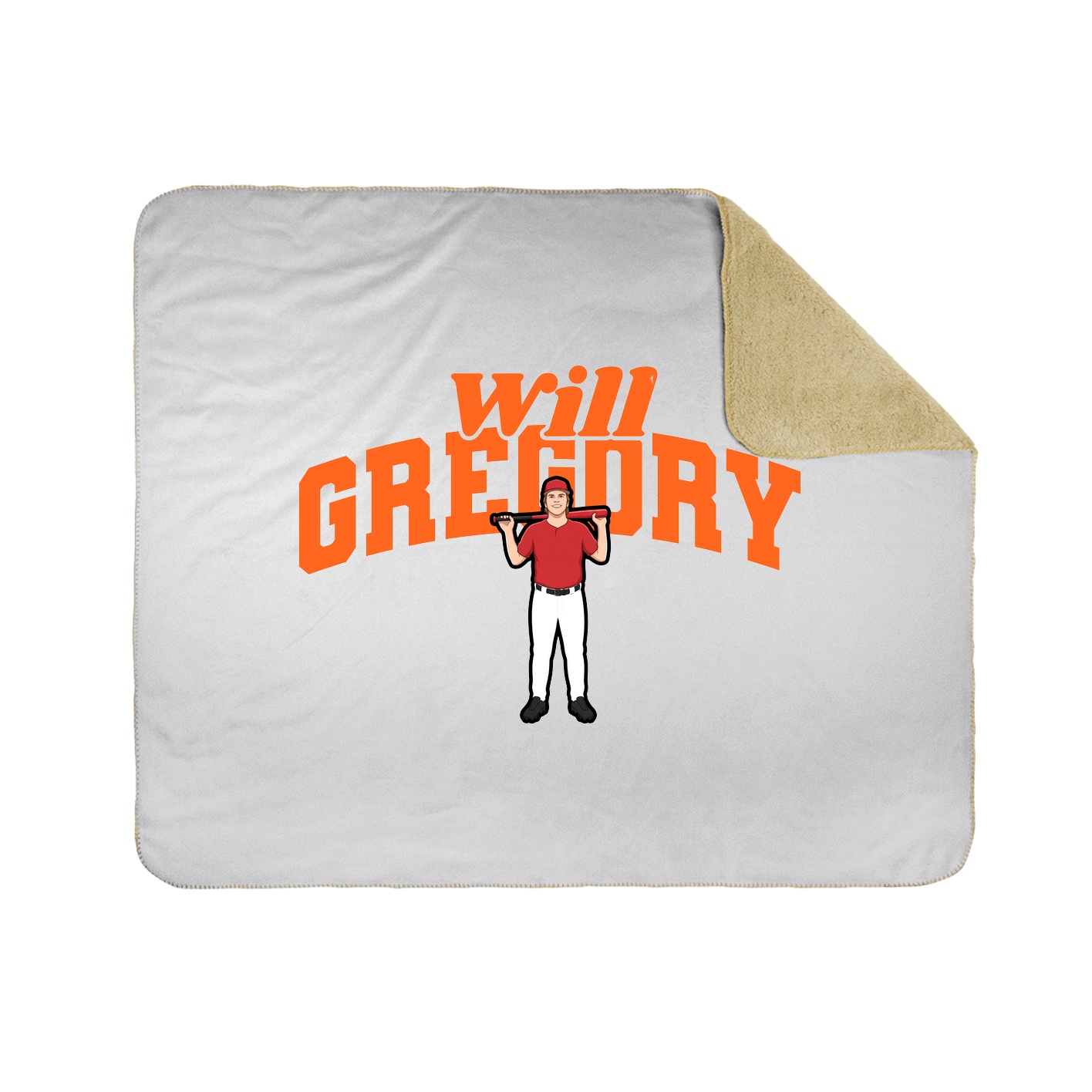 Throw Blanket — Signature Arch in White