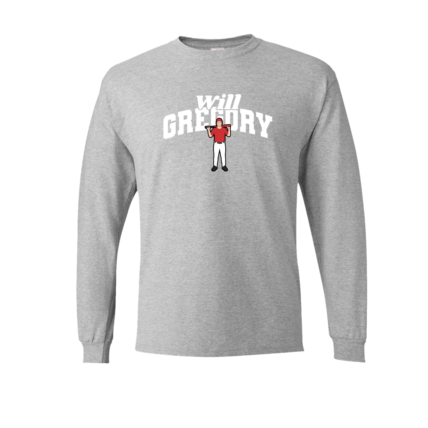 Long Sleeve Tee — Signature Arch in Grey