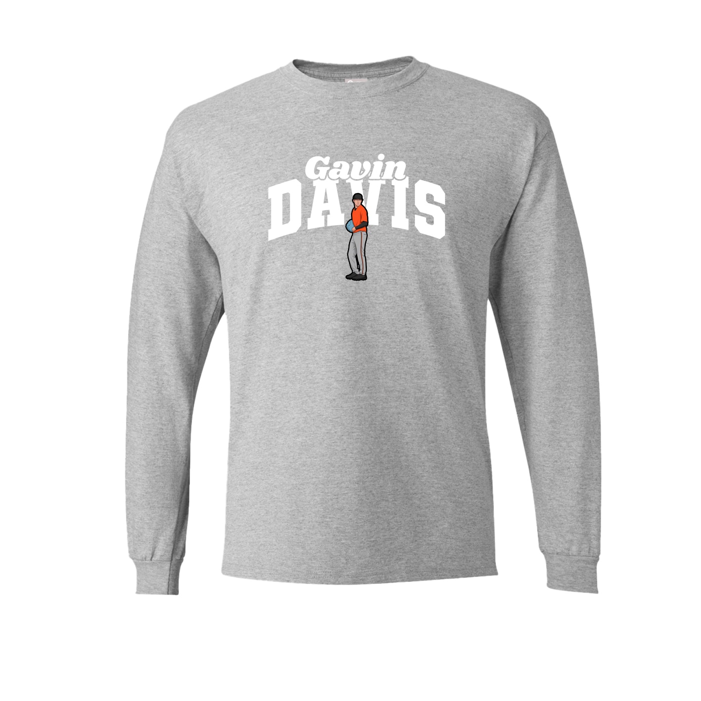 Long Sleeve Tee — Signature Arch in Grey
