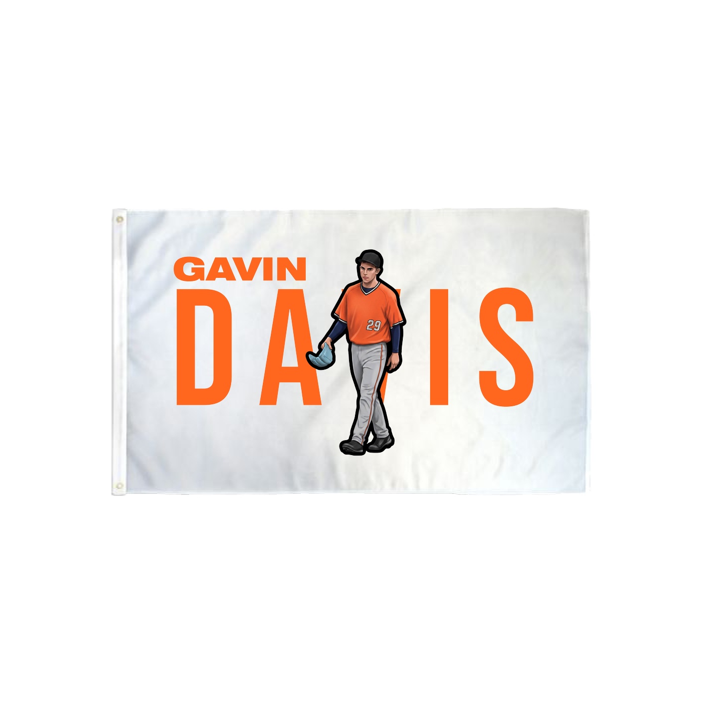 3x5 Flag — Player Name in Classic