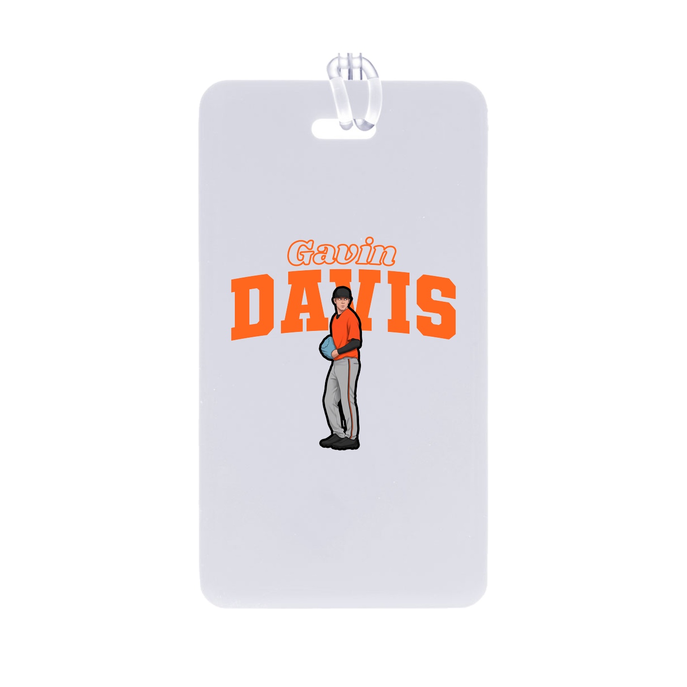 Bag Tag — Name Arch in Classic