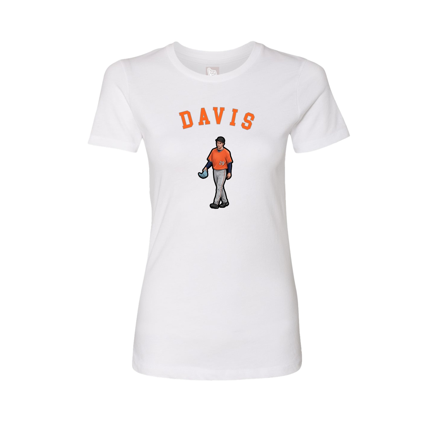 Fitted Women's Tee — Shirsey Arch in White