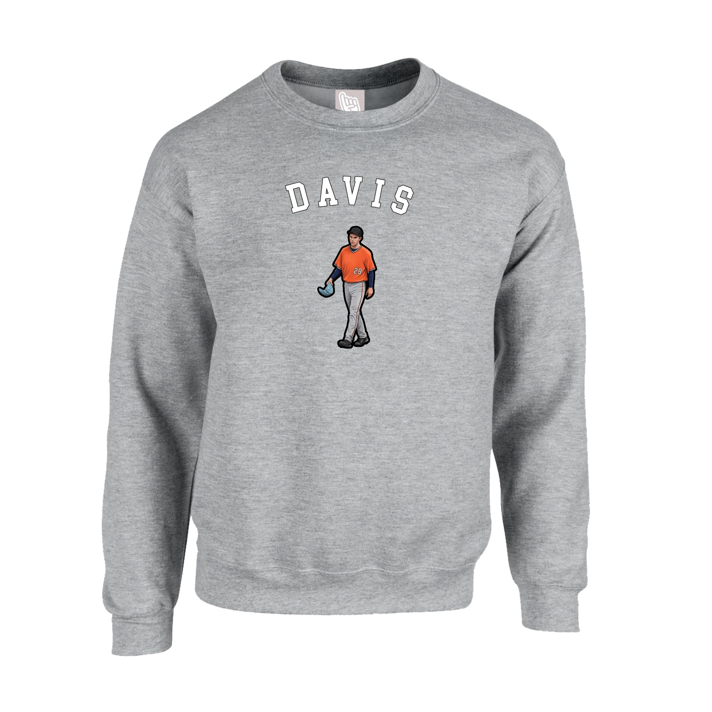 Fleece Crew — Shirsey Arch in Grey