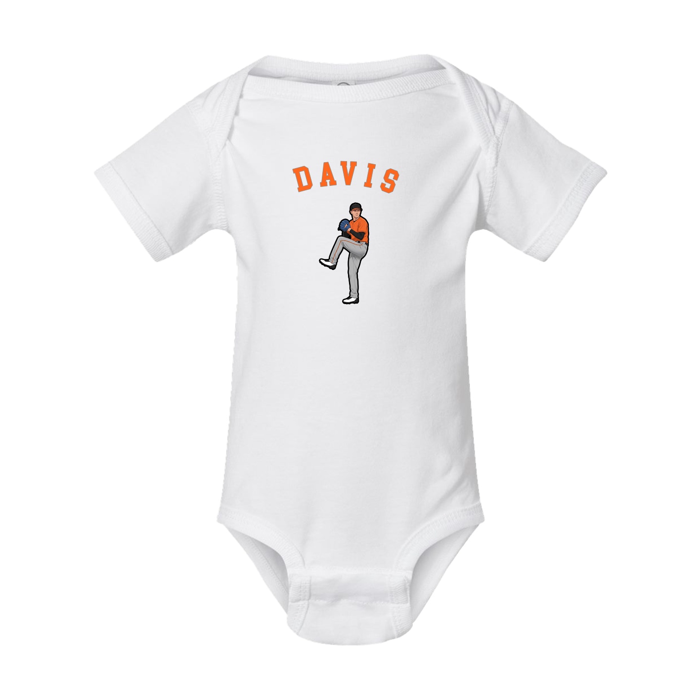 Baby Onesie — Shirsey Arch in White