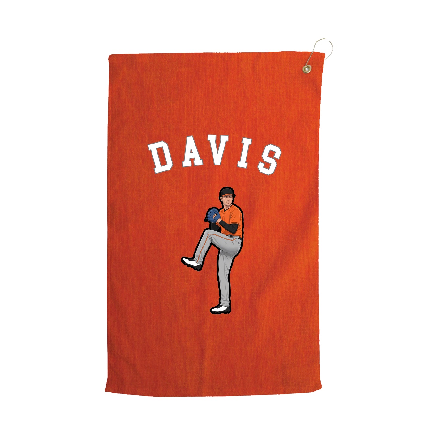Golf Towel — Shirsey Arch in Orange