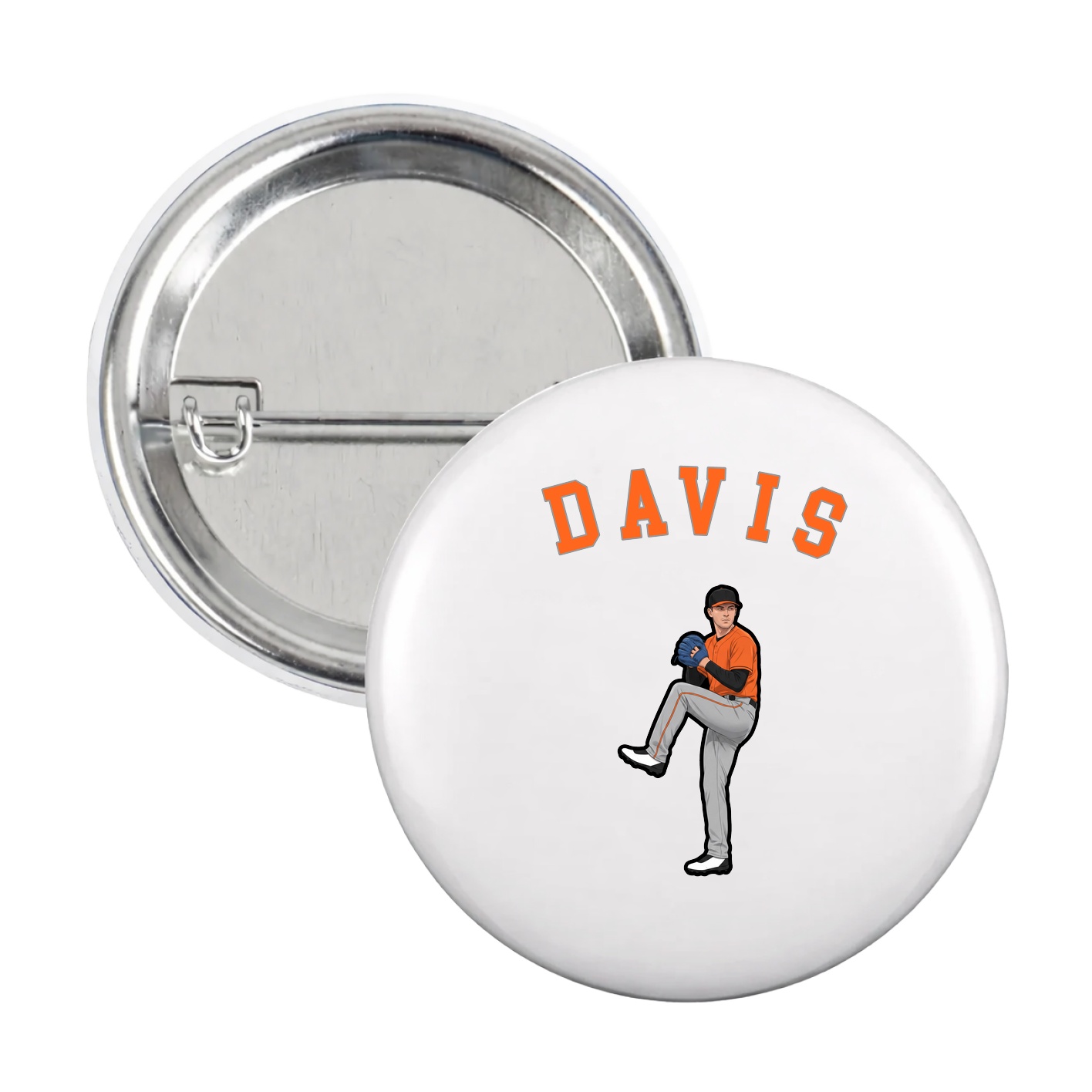 Game Day Button — Shirsey Arch in White
