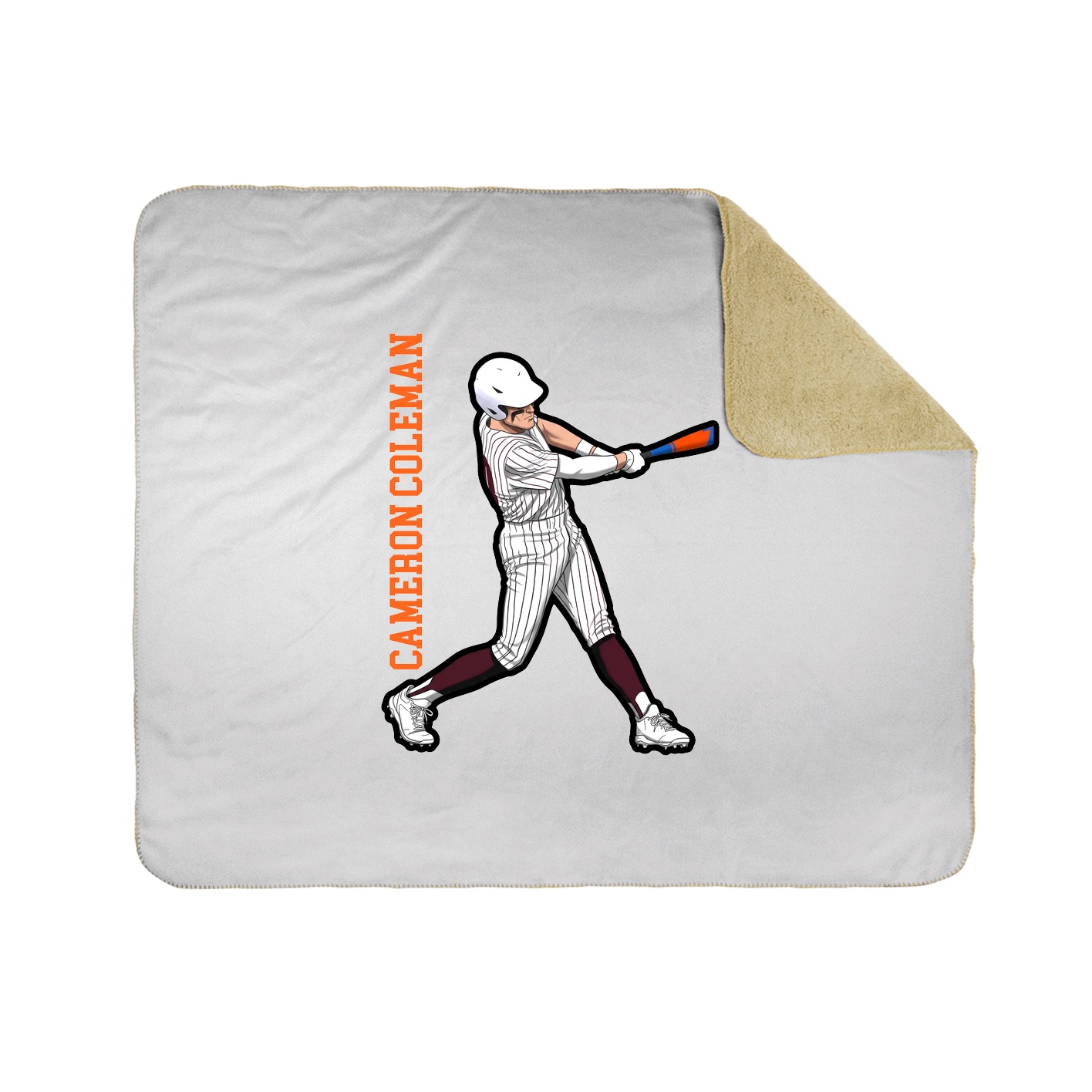 50x60 Sherpa Lined Throw Blanket