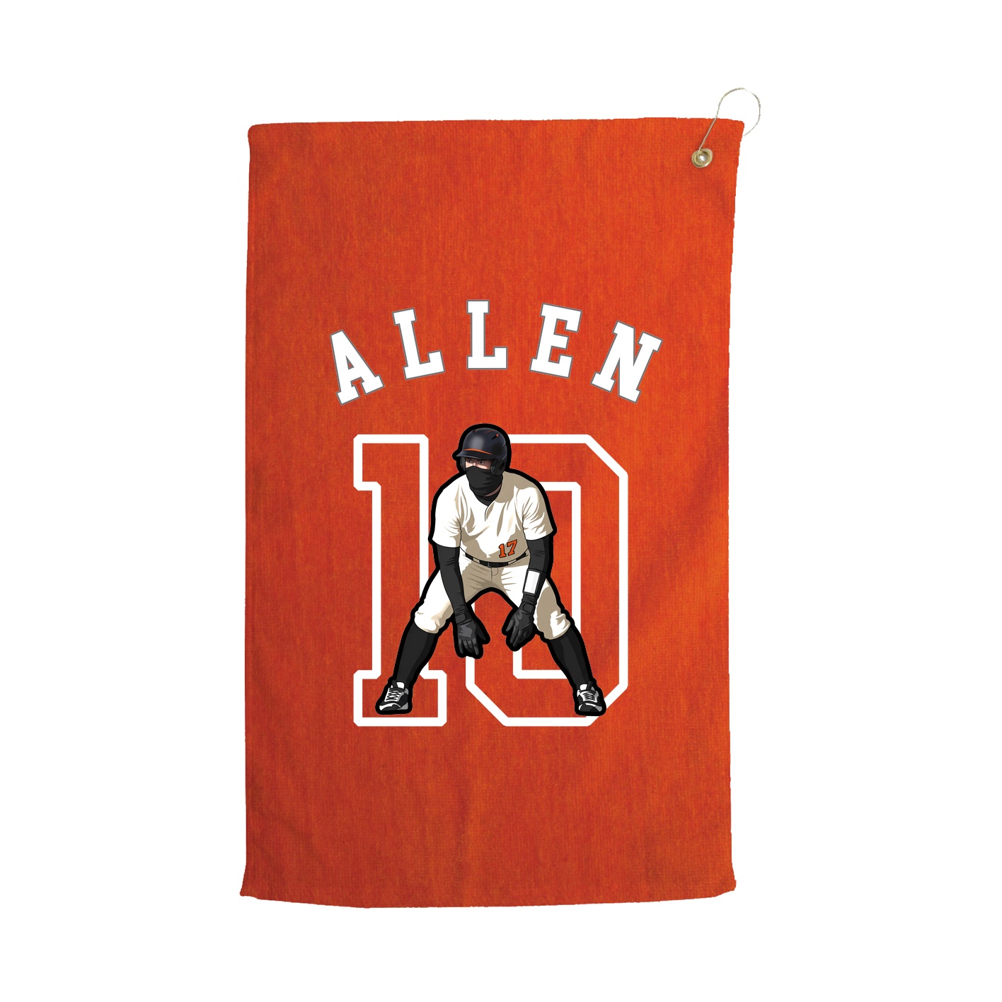 Golf Towel — Shirsey Arch in Orange