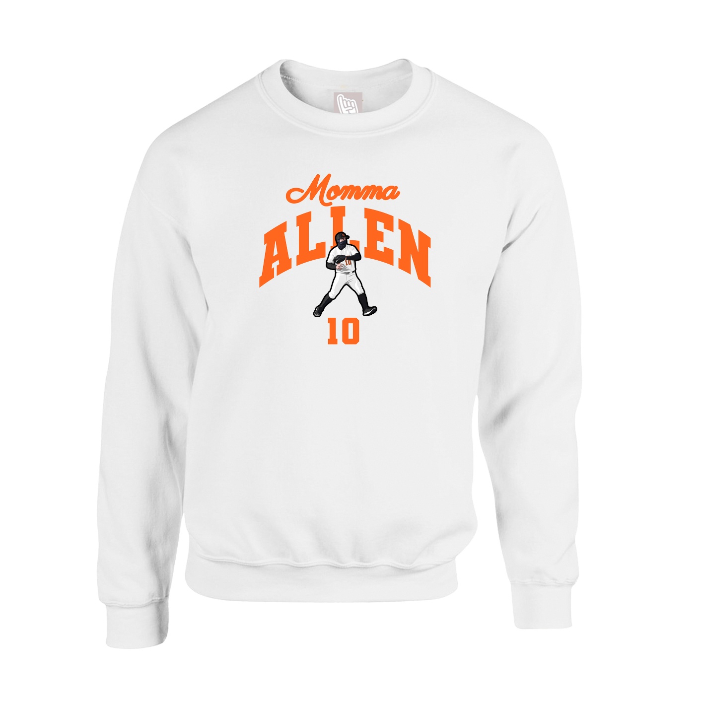 Fleece Crew — Mothers Day Arch in White