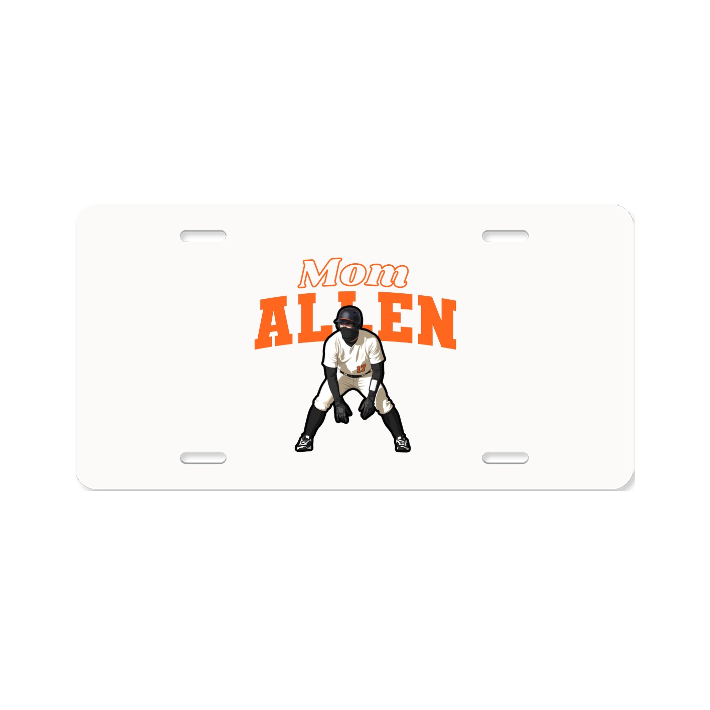 License Plate — Mothers Day Block in Classic
