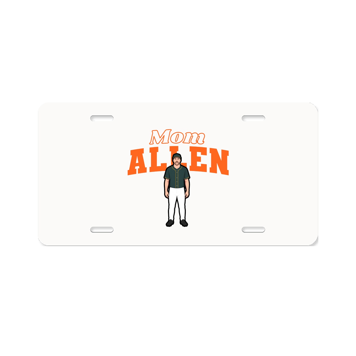 License Plate — Mothers Day Block in Classic