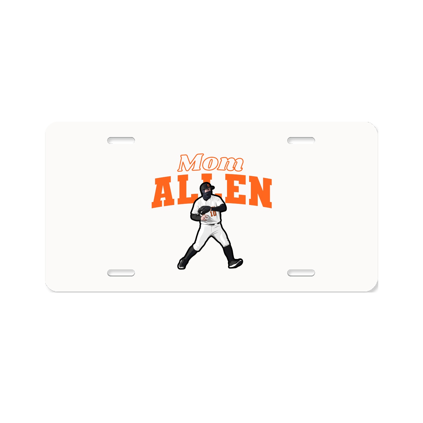 License Plate — Mothers Day Block in Classic