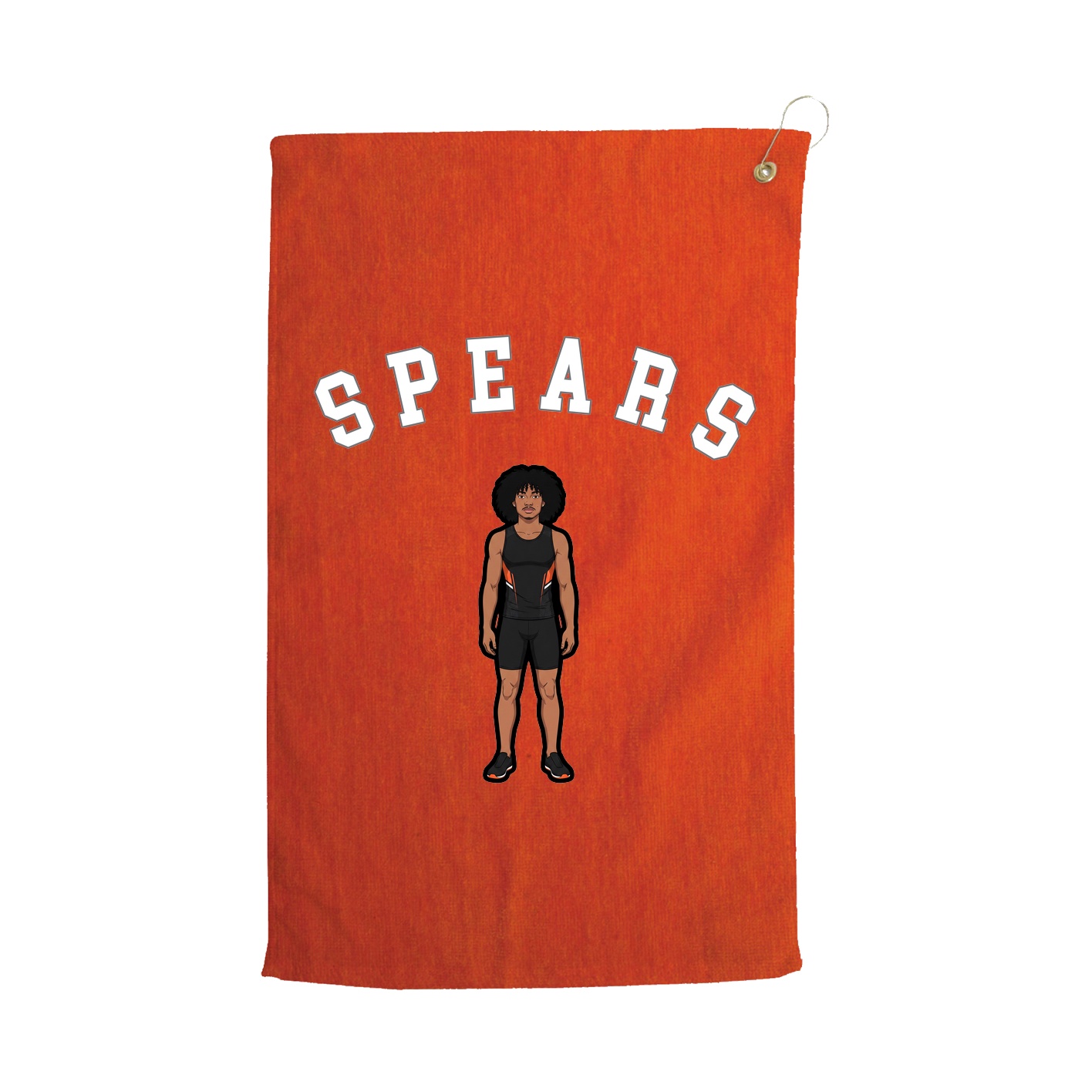 Golf Towel — Shirsey Arch in Orange