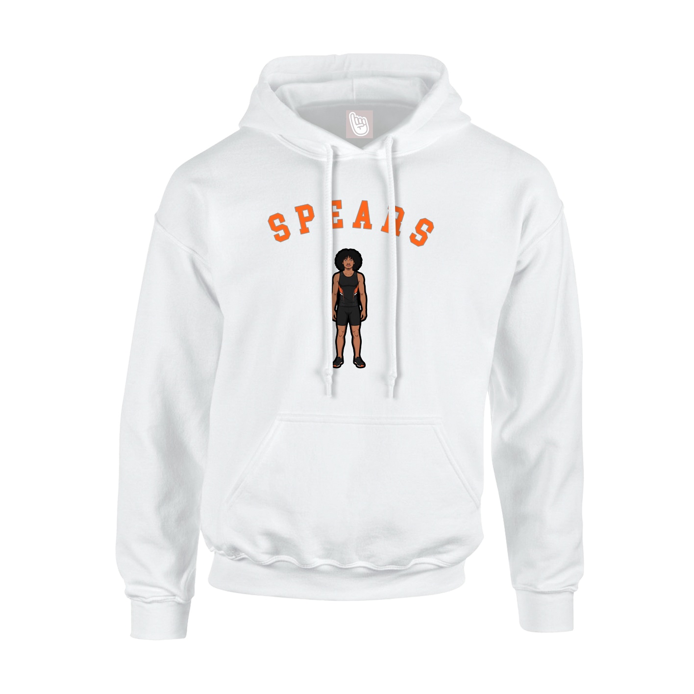 Hoodie — Shirsey Arch in White