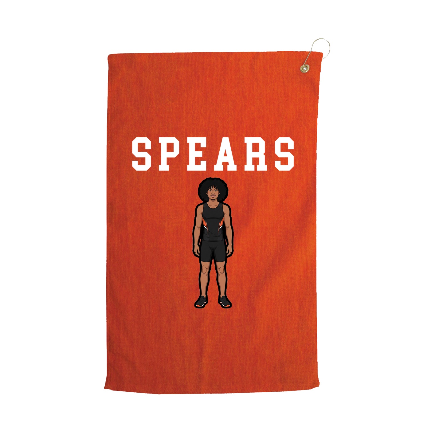 Golf Towel — Shirsey in Orange