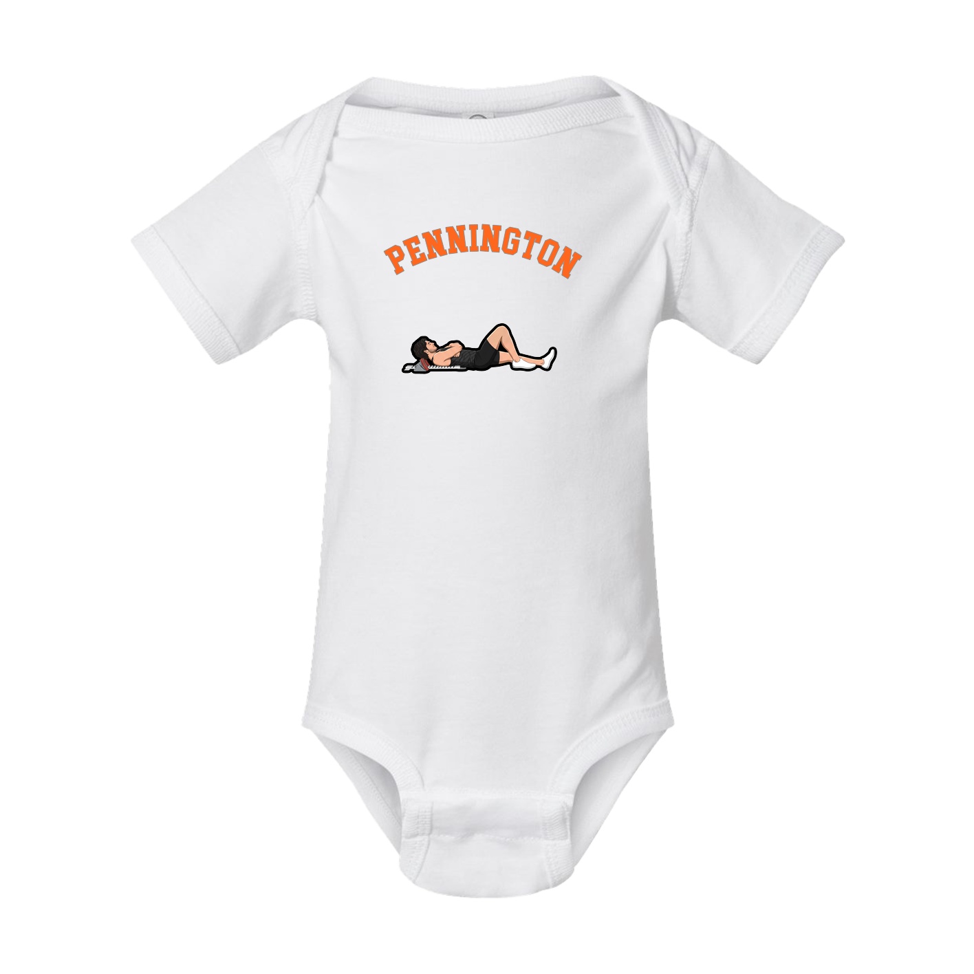 Baby Onesie — Shirsey Arch in White