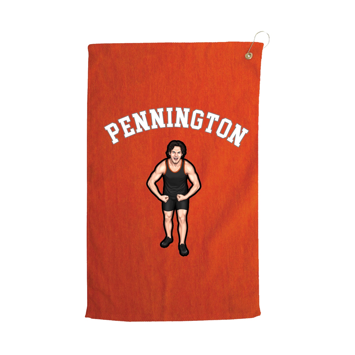 Golf Towel — Shirsey Arch in Orange