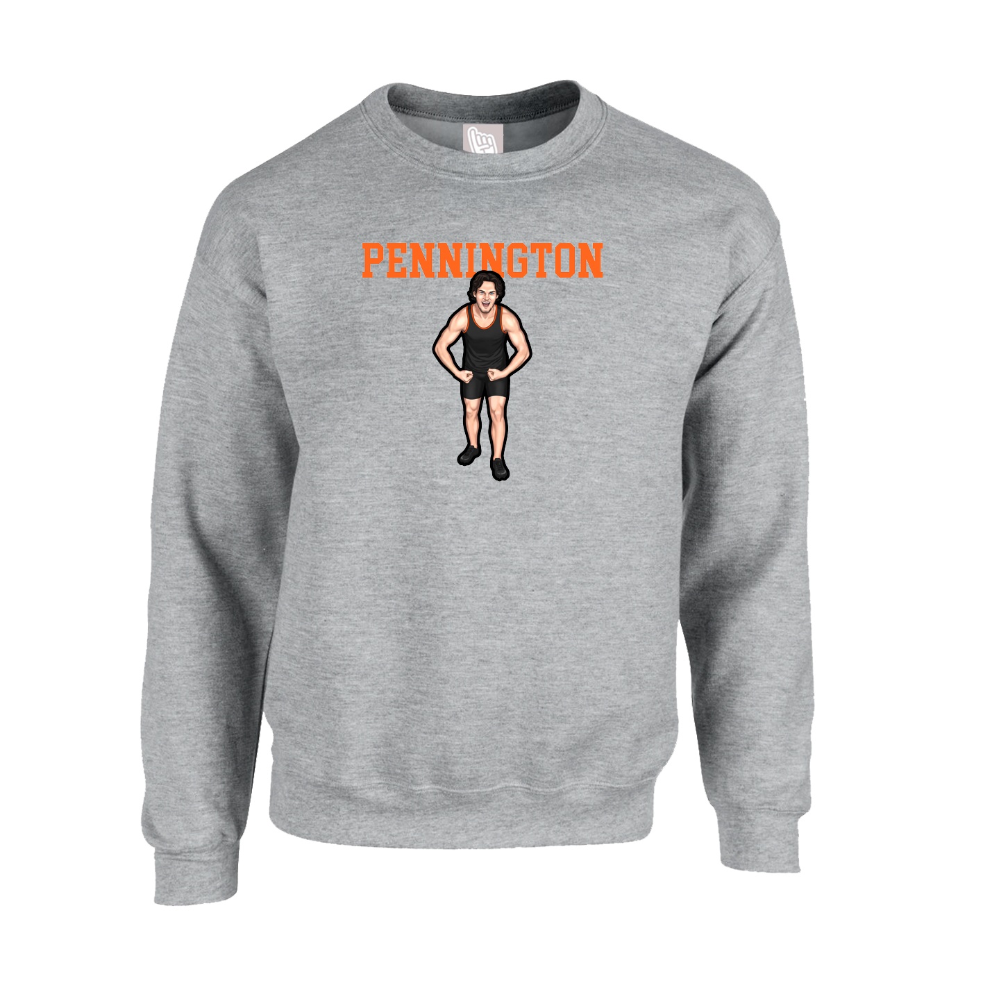 Fleece Crew — Shirsey in Grey