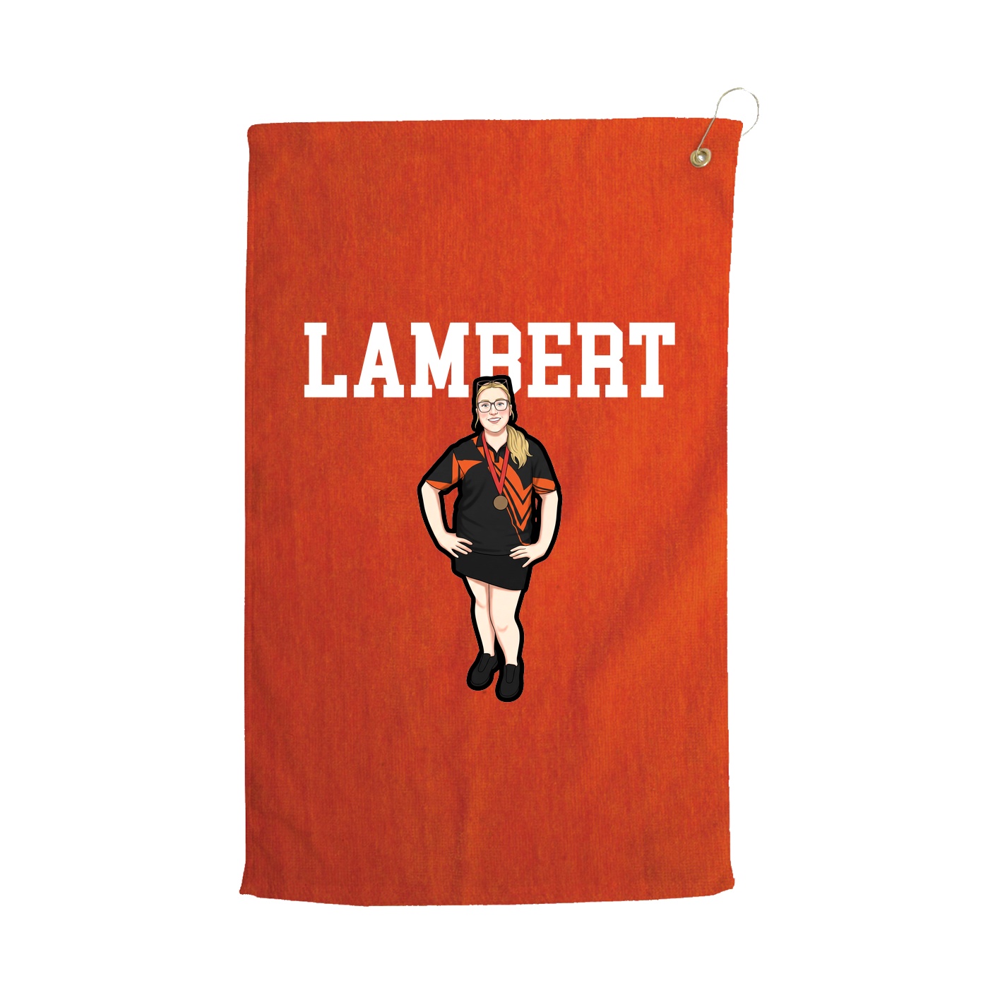 Golf Towel — Shirsey in Orange