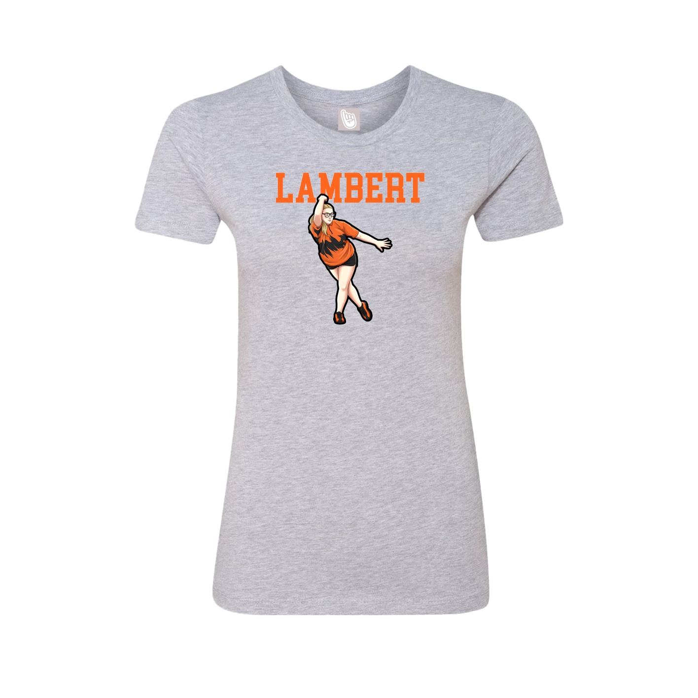 Fitted Women's Tee — Shirsey in Grey